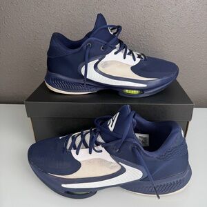 Nike Zoom Freak 4 TB Midnight Navy DO9679-400 Men's Size 14 Basketball Giannis